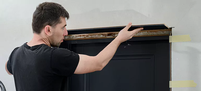 Wood Door Hole Repair in Casselberry, FL