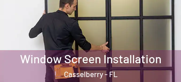  Window Screen Installation Casselberry - FL